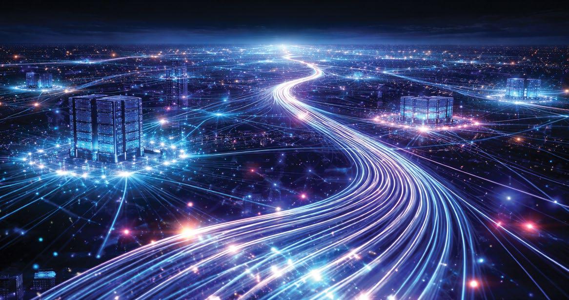 Intelligent fibre for distributed Al ecosystems